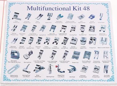 Multifunctional Sewing Accessories Hardcover Presser Foot Set Household Sewing Machine Presser Foot (Option: 48-Simple packagingpack)